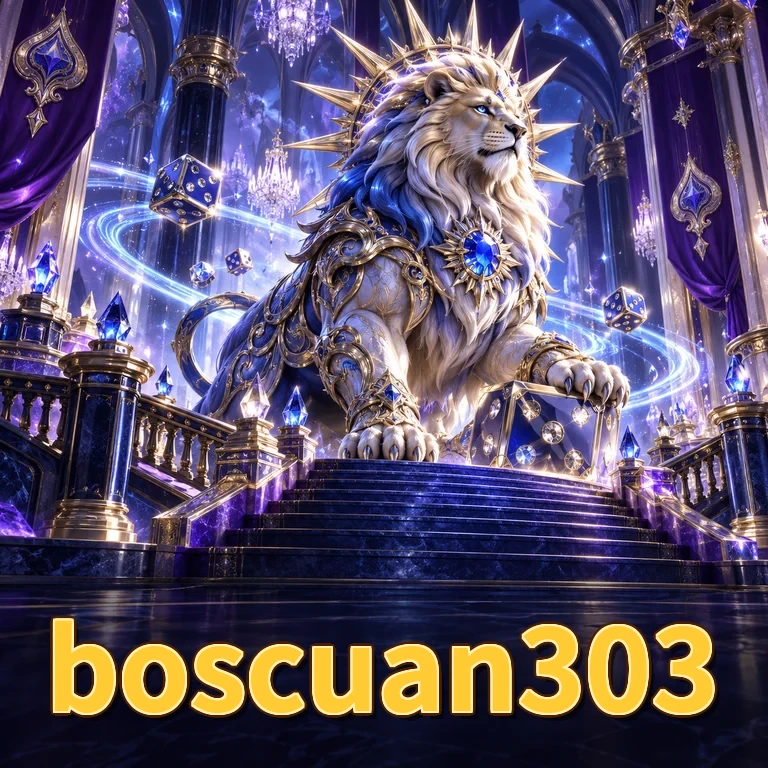 Logo boscuan303 APK untuk halaman tentang redaksi di Indonesia